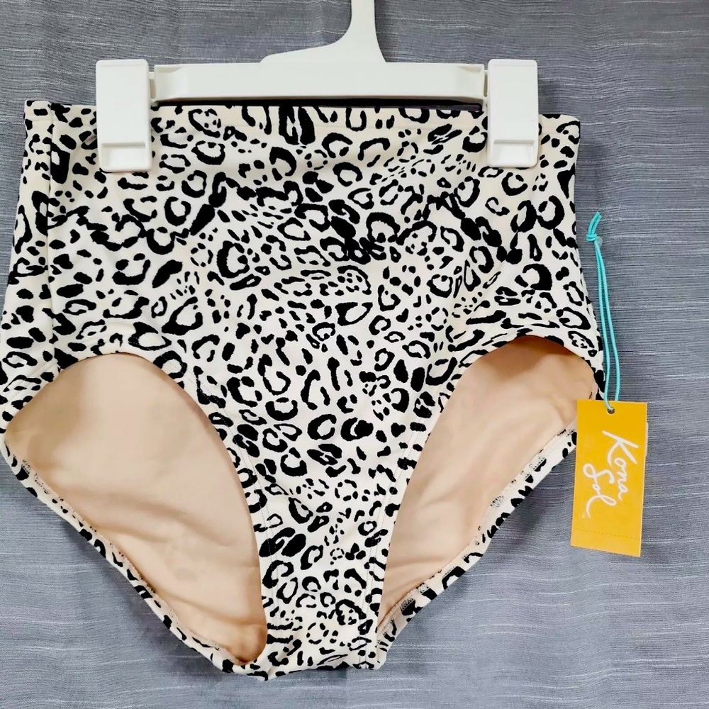 Kona Sol Leopard Print Women’s Bikins Bottom